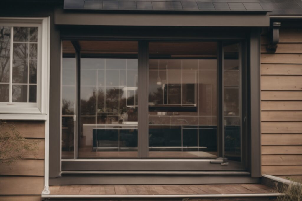 Baltimore home interior with solar control window film