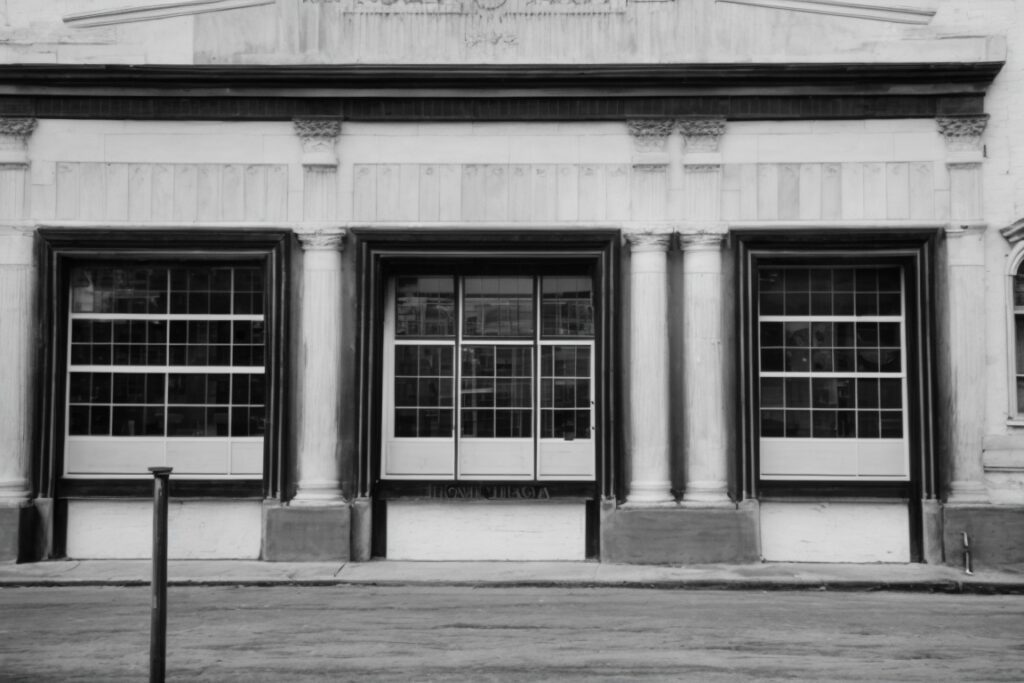 historic Baltimore building with climate control window film